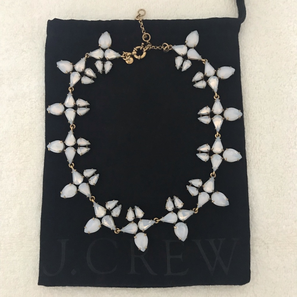 J. Crew Opal Crystal Necklace - Worn Twice
